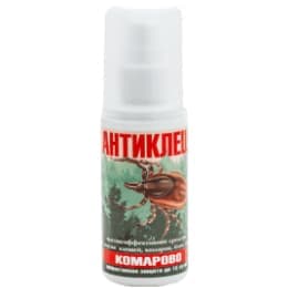 Спрей против клещей Комарово Спрей против клещей Комарово